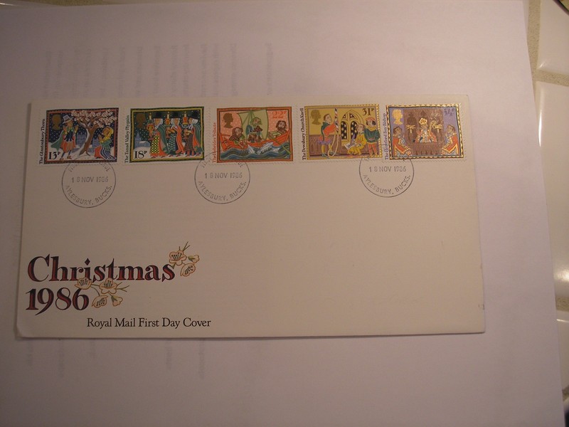 Christmas, Great Britain, 18 November,1986, First Day Cover, Royal Mail