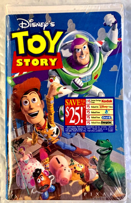 Toy Story (VHS,1996) Walt Disney Pixar Collectible NEW FACTORY SEALED #6703