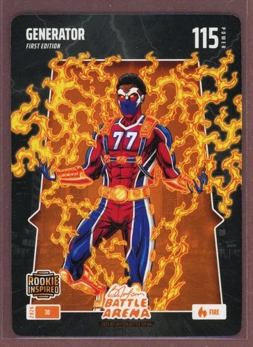 2026 Bo Jackson Battle Arena Fire #30 V.J. Edgecombe RC `Generator`