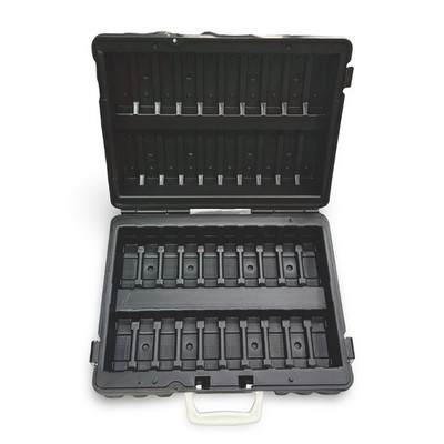 Turtle 20 Capacity LTO Tape Storage Carry Case Hard Shell Media Transport Case