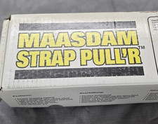 Maasdam Pow'R-Pull WS-1 Web Strap Puller 1 Ton 2000lbs 12ft. Reach Winch NEW
