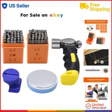 Metal Stamping Kit 74pcs Steel Letter Punch Set for Jewelry Making Craft