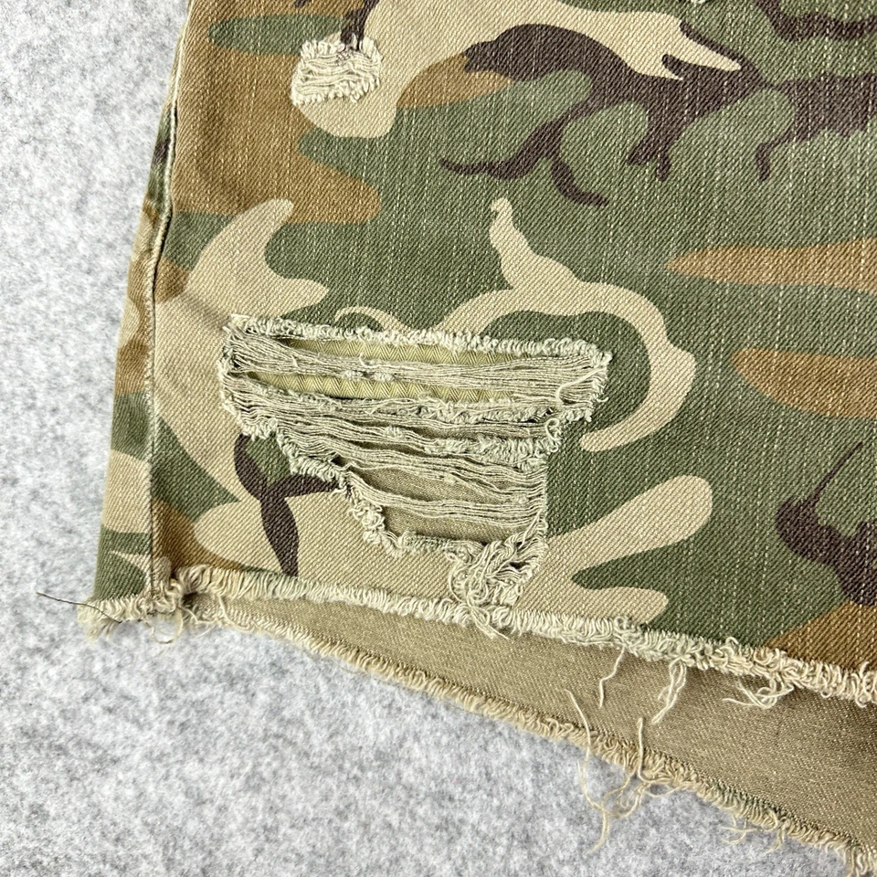 Pantalones Cortos Denim and Supply Ralph Lauren Camuflados Para Mujer 32 Novio Corte Grunge* Foto 4 de 4