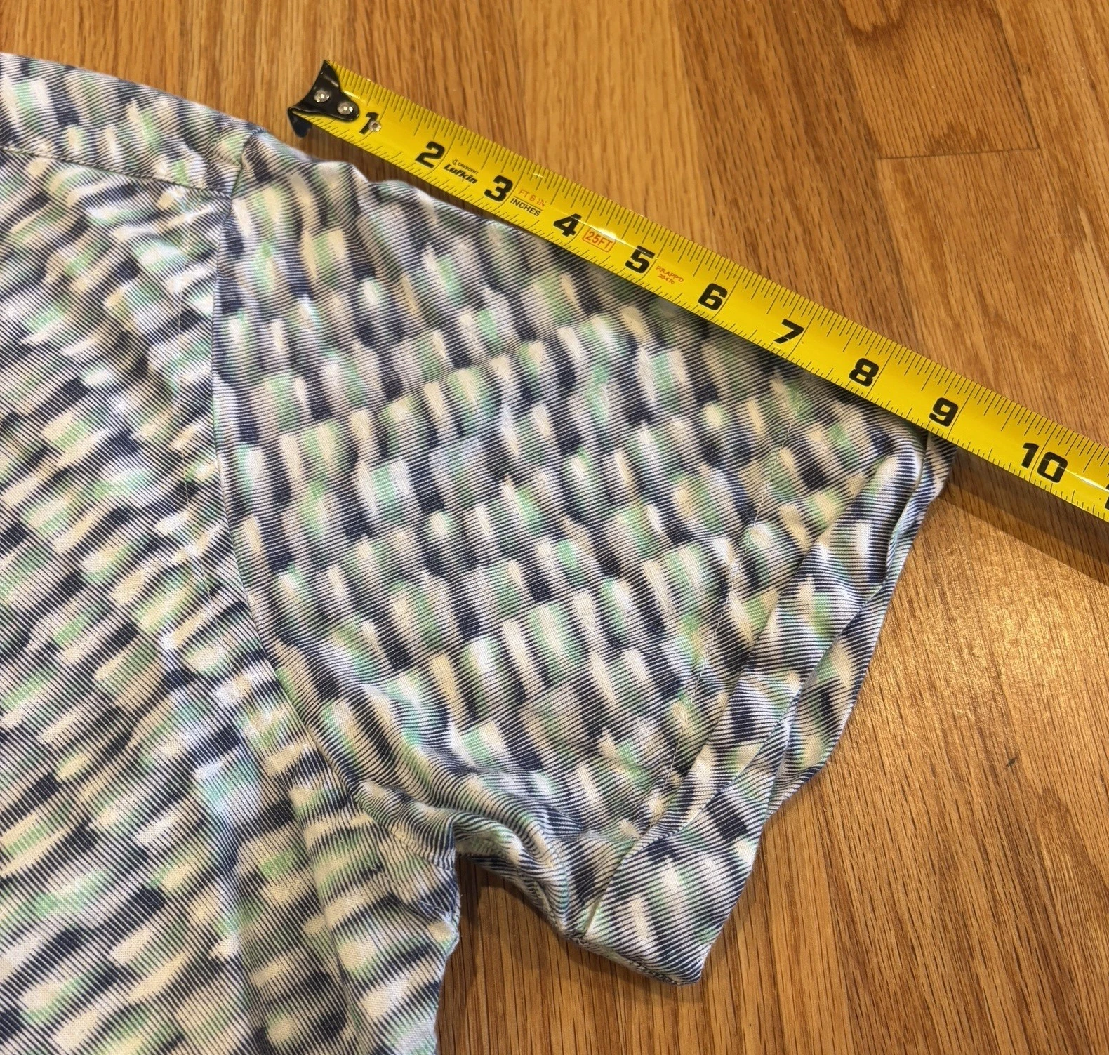 Robert Graham Shirt Men's XL Button Up Abstract Short Sleeve Classic Fit Cotton - product detail image 7