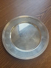 F.B. Rogers Silver CO, Silver Plated Plate/ Saucer  #1025