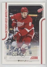 2011-12 Score Signatures Justin Abdelkader #180 Auto 1j8