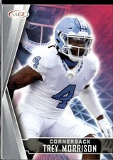2022 SAGE Silver Trey Morrison North Carolina Tar Heels #57