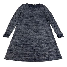 The Gap Shift Dress Women’s Small Blue Heather Long Sleeve Knee Length Stretch