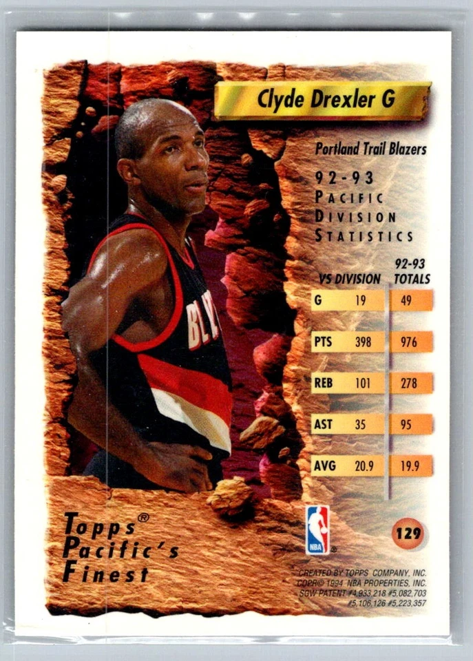 Finest Clyde Drexler 129 1993 Foto 2 de 2