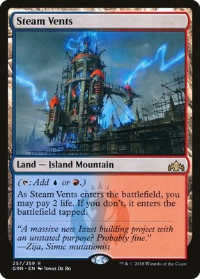 Steam Vents Guilds of Ravnica NM MTG Non-Foil