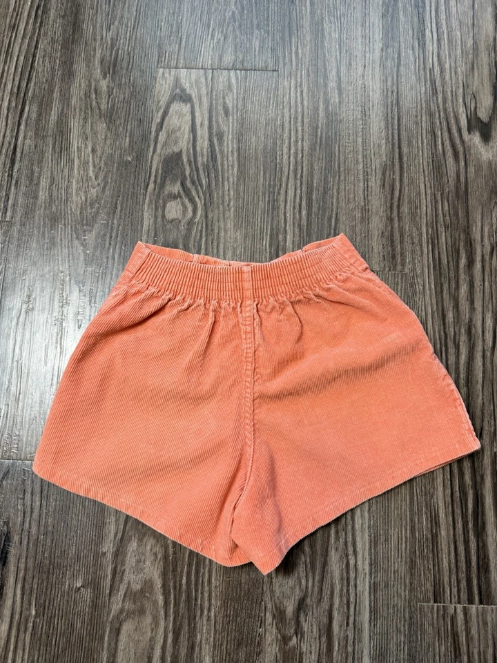 Pantalones Cortos Vintage Años 70 Ocean Pacific Coral Pana Cintura Alta EE. UU., Talla Pequeña Foto 3 de 4
