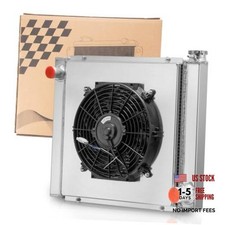 Universal Radiator with Fan 22'' Wide x 19'' Compatible with Chevy GM SBC BBC