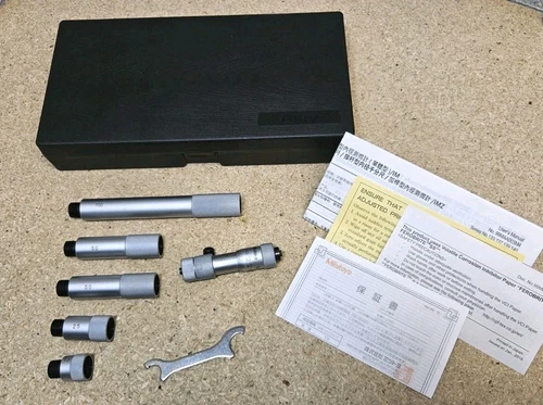 Mitutoyo No. 137-202 inside micrometer 50 mm to 300 mm - .01 mm resolution 