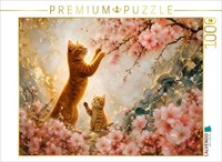 Calvendo Puzzle The Joys Of Motherhood Amid A Shower Of Flowers | 1000 Pieces, F