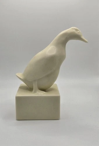 Rookwood Pottery #6446 Goose Bird Paperweight Figurine