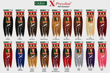 Outre X-Pression 100 Kanekalon Synthetic Straight Braid 58" Assorted Colors