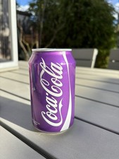 Coca-Cola lilafarbene Dose Sammler NEU MHD 29.06.2015 - Collectors EXPIRED