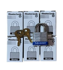 Lot of 6 Master Lock 7KA P177 Padlocks Locks w/ Keys (Key numbers KAP177)