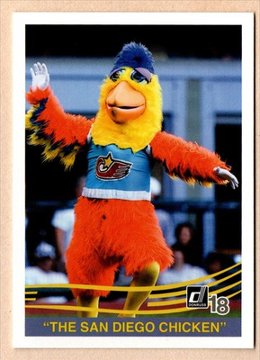#ad 2018 Donruss The San Diego Chicken San Diego Padres 221 $2.95