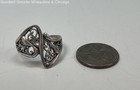 925 Sterling Silver Filigree Ring 3.2g — photo 6