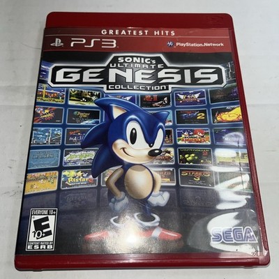 SONIC'S ULTIMATE GENESIS COLLECTION GH (PlayStation 3 PS3, 2009) Tested. Q1636