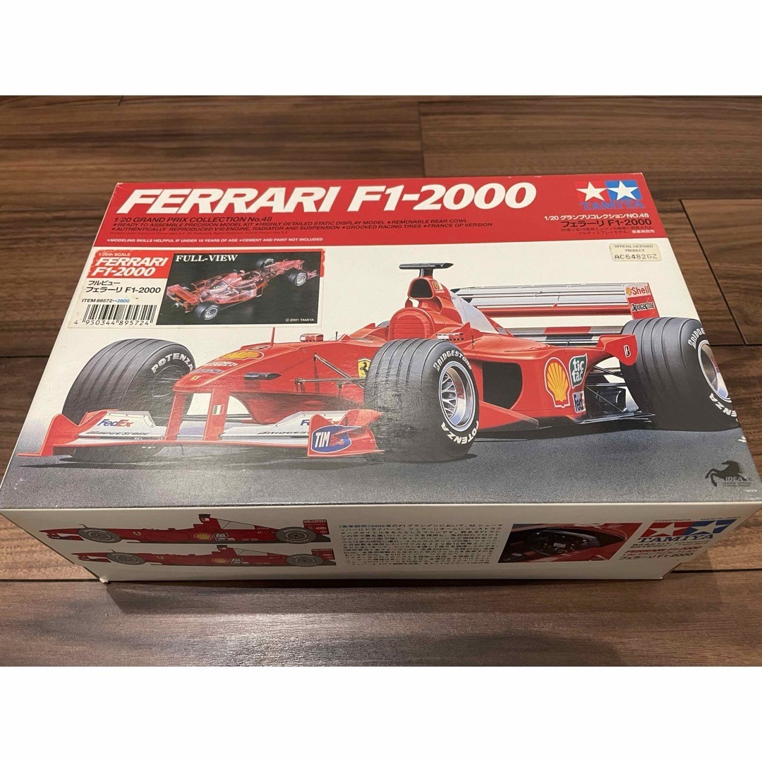 TAMIYA - 【クリアボディ付】Tamiya Ferrari F1-2000 1/20 プラモ With Clear Body Tamiya Ferrari F1-2000 1/20 Plastic Model | eBay