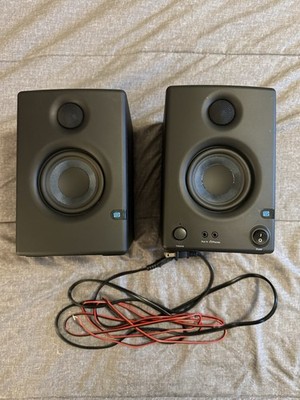 PreSonus Eris E3.5 Studio Monitors Black Wired TRS RCA Aux Acoustic Tuning