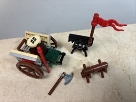 Lego Black Knight Classic Castle Minifigure Cart Accessories Medieval Market