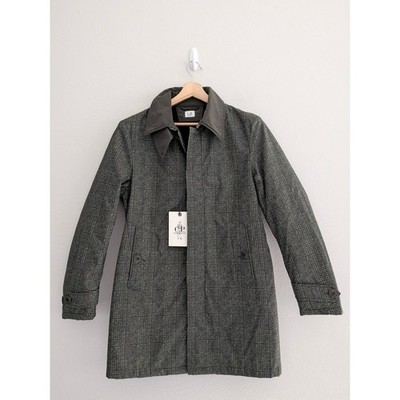 NWT Men's C.P. Company Padded Softshell Jacket Tweed Patterned IT 44  Small $792