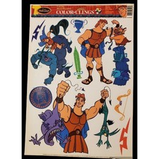 Vintage Disney Hercules Window Color Clings