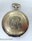 ANTIQUE ELGIN NATIONAL GRADE 301 MODEL 2 7j 12s  HUNTER POCKET WATCH 1920