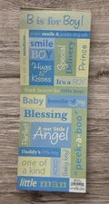 The Paper Studio B is For Boy Cardstock Stickers Scrapbooking NEW