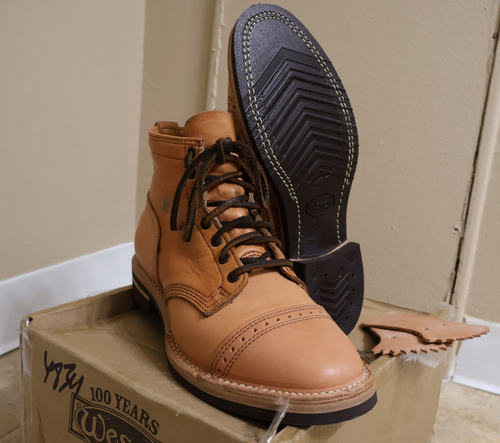 Wesco Hendrik - 10.5D - Horween Tan Essex