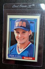 1992 TOPPS #40T JASON GIAMBI ROOKIE CARD RC ATHLETICS YANKEES USA. rookie card picture