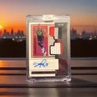 2019-20 Panini One and One #1 Pascal Siakam Dual Jersey Autograph Red /25