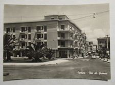 Nettuno-Via A. Gramsci-Libreria-Animata-FIAT 600-Ed. Cera Secondina-anni 50/60