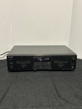 Sony TC WE475 Dual Cassette Deck Tested Read Auto Reverse Dolby NR