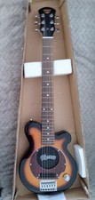 INCOMPLETE Aria Pignose Travel Electric Guitar PGG-200 in Brown Sunburst