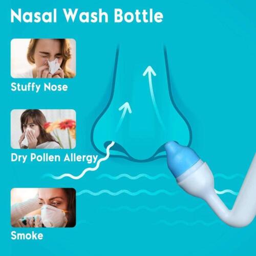 Neti Pot Sinus-Rinse Bottle 300ml Nasal Wash Bottle Nasal Irrigation NoseWas h - Picture 7 of 15