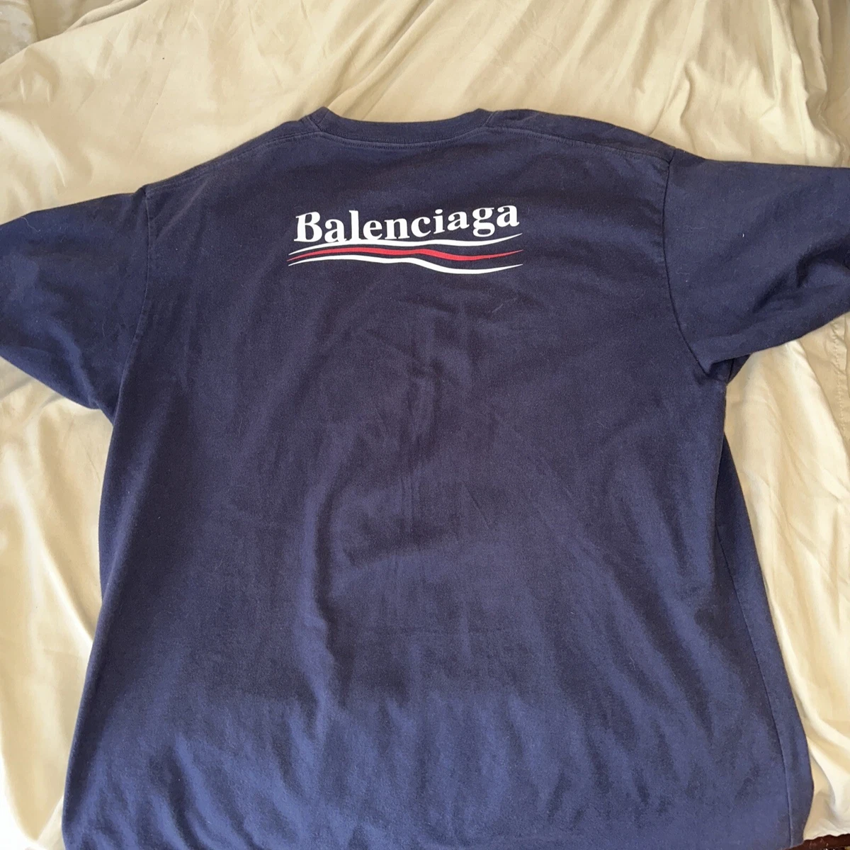 Balenciaga Blue T-Shirts for Men for sale | eBay