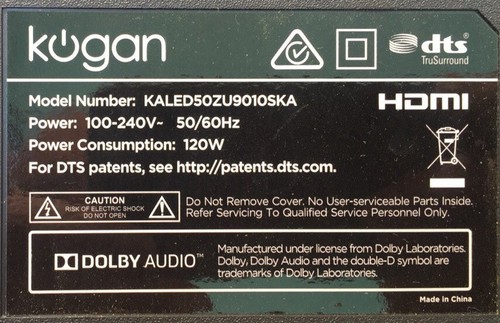 Kogan TV KALED50ZU9010SKA T-con PCB with the ribbon cables - Afbeelding 6 van 6