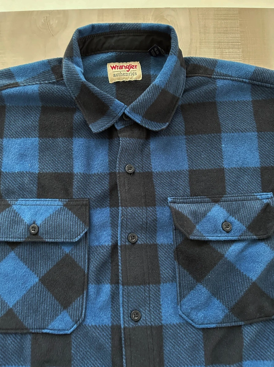 Wrangler men's deals fleece shirts
