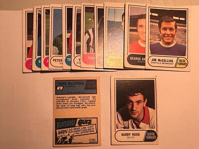 A&BC BLUE BACK SCOTTISH 1969 FOOTBALL TRADE CARDS. je ab 3,99£