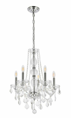 Chrome with French Pendant Crystal Chandelier Light Living Dining Room Lighting