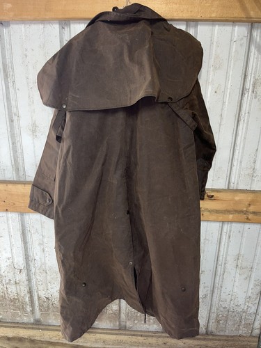 Vintage Morrison Country Australia Jacket Duster Coat Pockets Size Medium - Picture 3 of 4