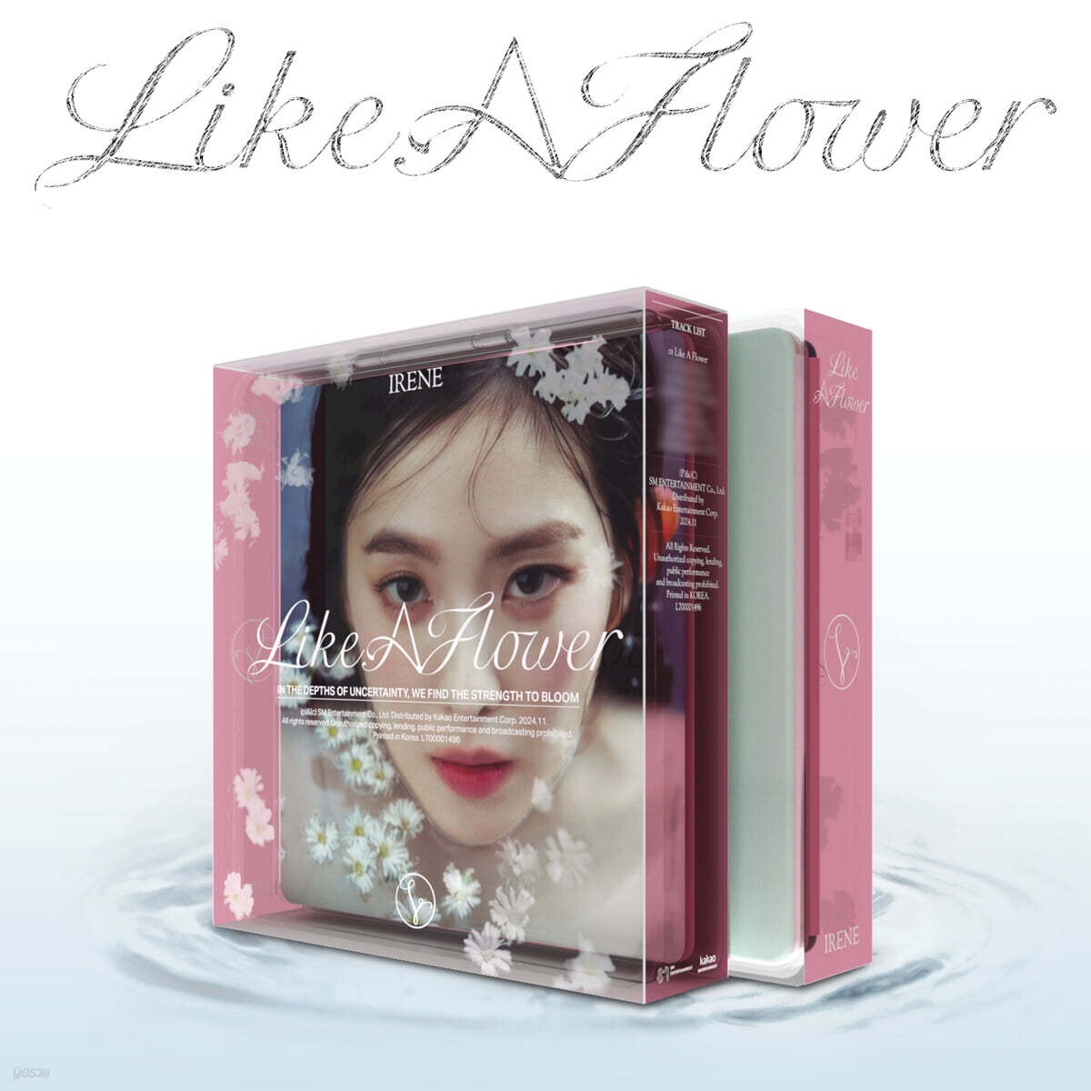 IRENE 1st Mini Album Like A Flower Case Ver. CD+P.Book+P.Card+Post