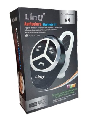 Auricolare Stereo Bluetooth 4.1 Con Controllo Musica Voce Smartphone Linq  R4 | eBay