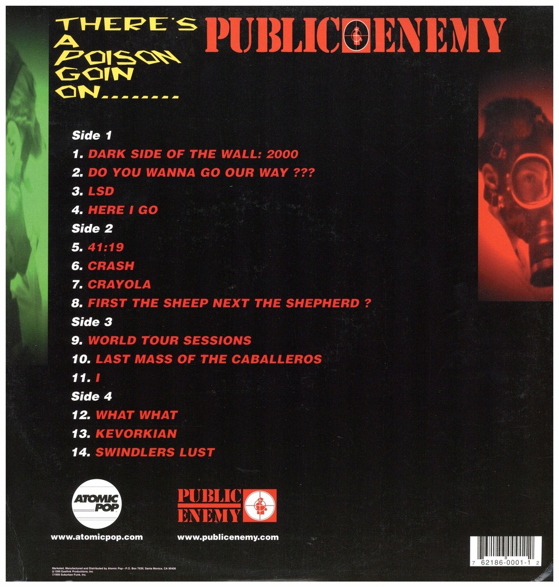 Public Enemy - There's A Poison Goin On. '99 2xLP US ORG!EX+/
