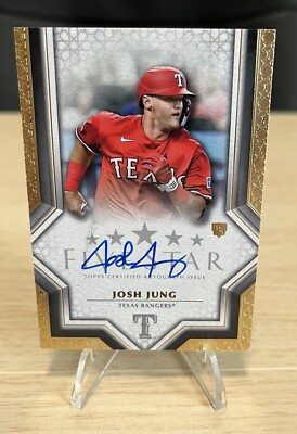 Josh Jung ジョシュヤン Topps five star 2023 直筆サインカード Auto