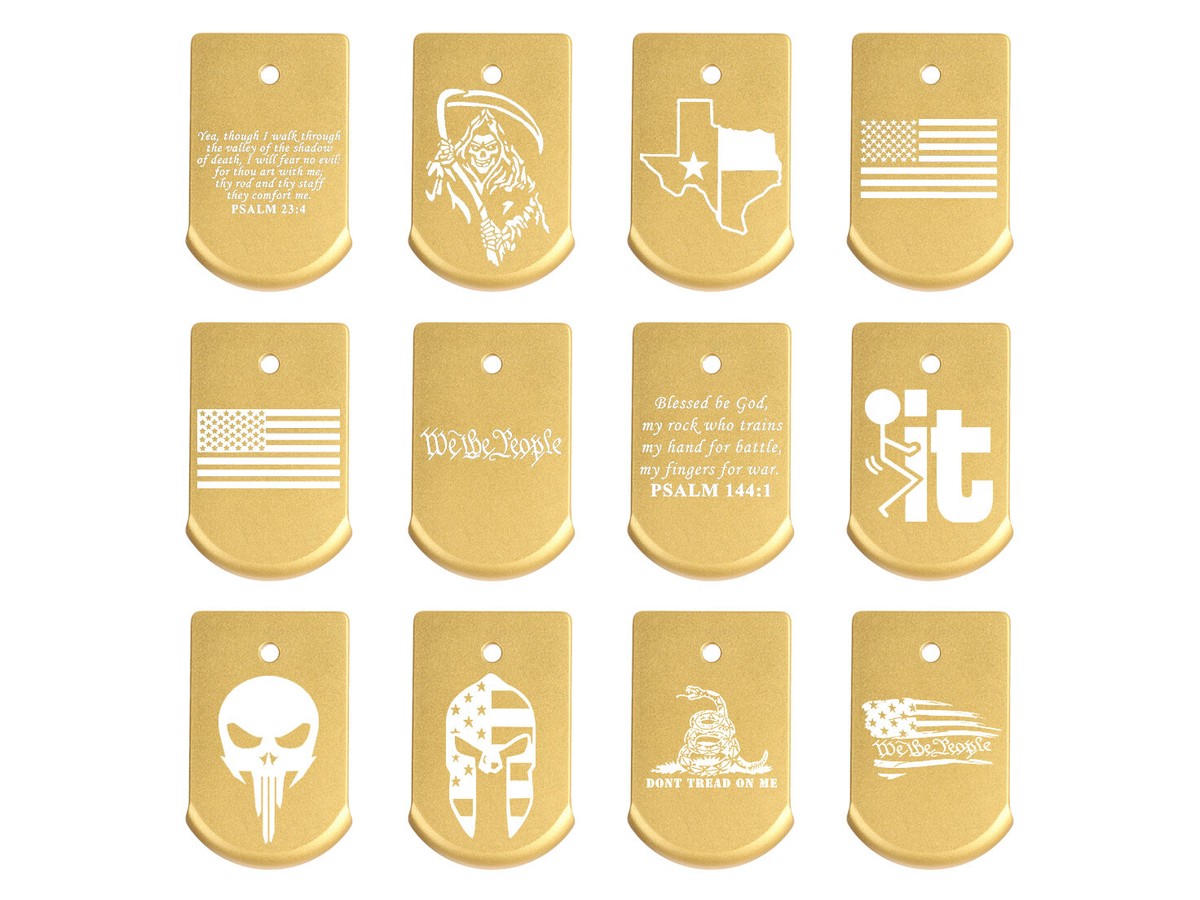 Mag Plate for Sig Sauer P365 P365XL SAS 10 & 12 True Gold Pick